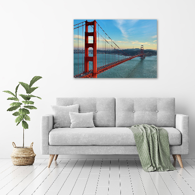 Bild auf glas San Francisco Brücke