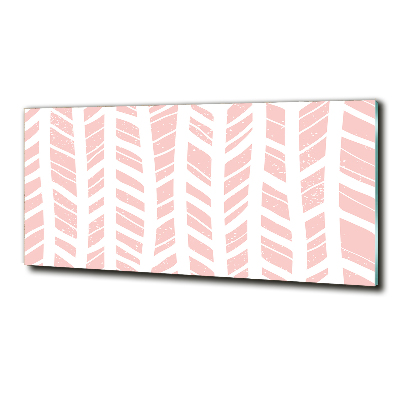 Foto glasbild Fischgrätmuster