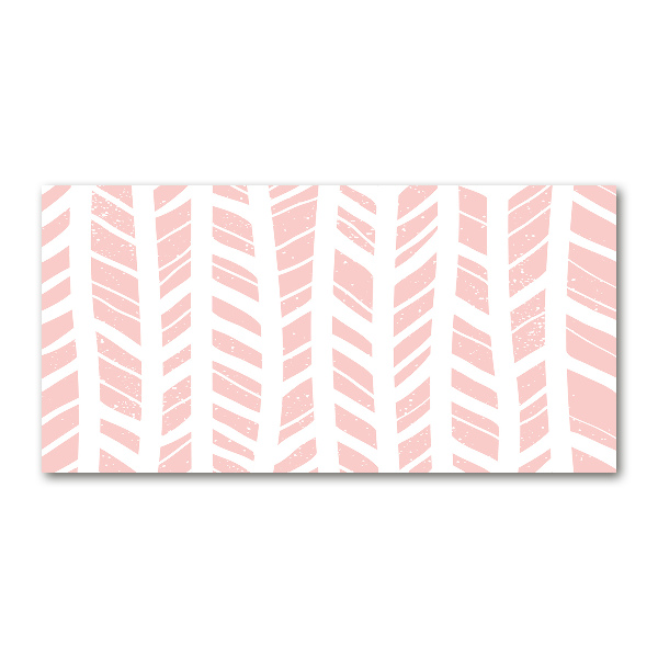 Foto glasbild Fischgrätmuster