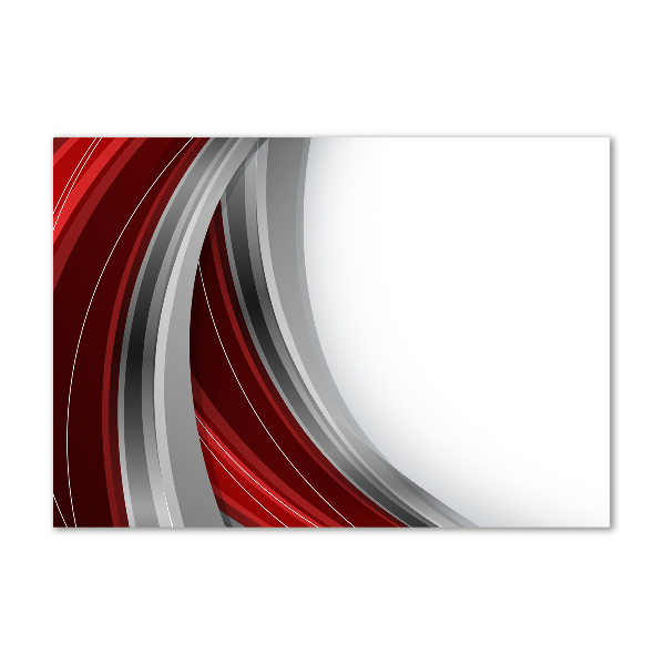 Foto glasbild Wellen im Hintergrund