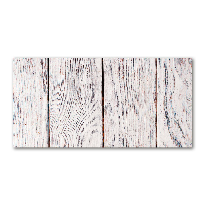 Glasbild Holzwand