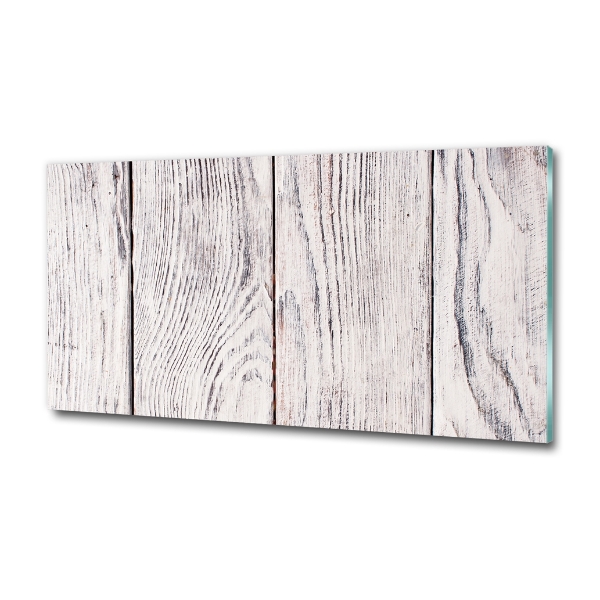 Glasbild Holzwand