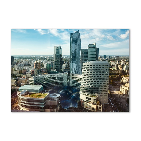 Bild auf glas Warschau, Polen