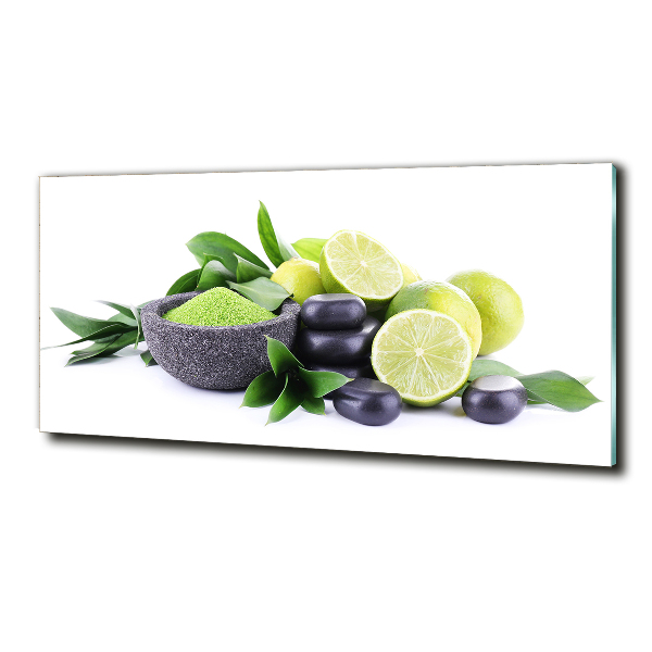 Glasbild Kalke und Steine