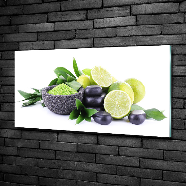 Glasbild Kalke und Steine