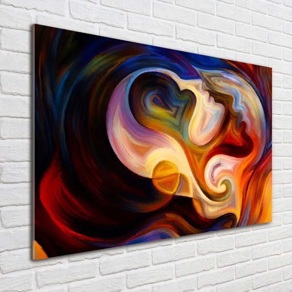 Foto glasbild Abstraktion