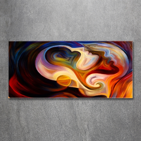 Foto glasbild Abstraktion