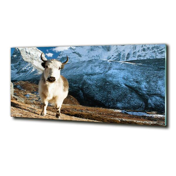 Foto glasbild Wie Berge