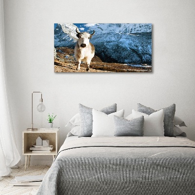 Foto glasbild Wie Berge