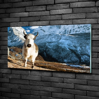 Foto glasbild Wie Berge