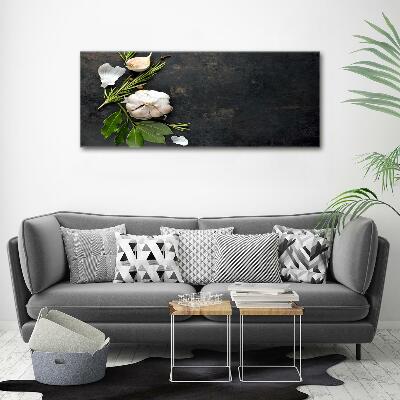 Foto glasbild Knoblauch