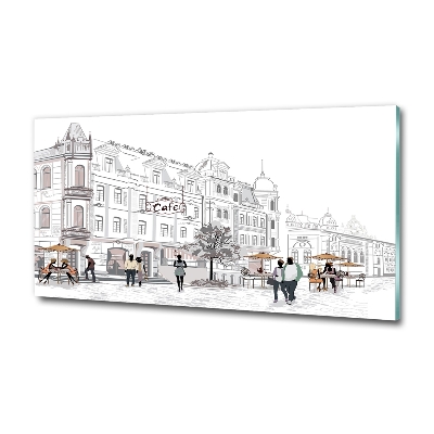 Foto glasbild Altstadt