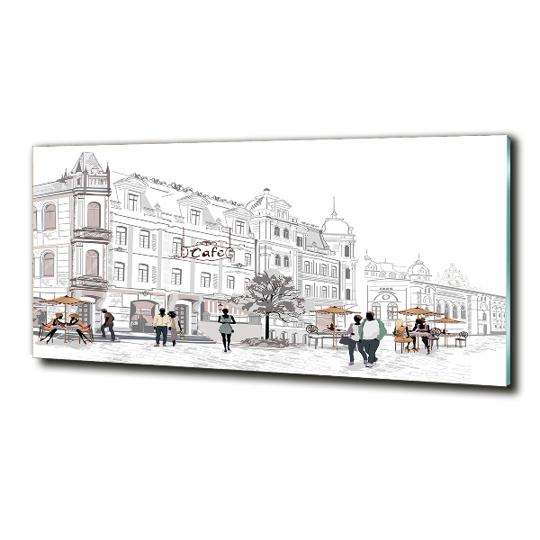 Foto glasbild Altstadt