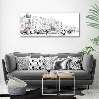 Foto glasbild Altstadt