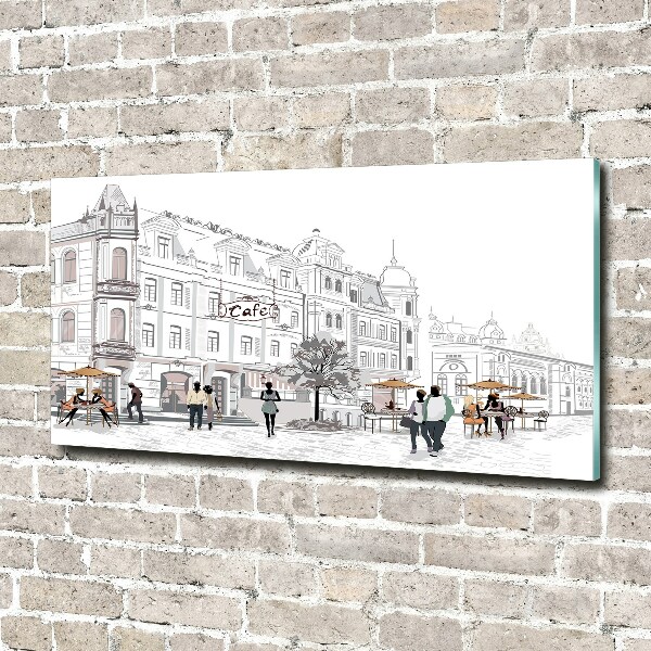 Foto glasbild Altstadt