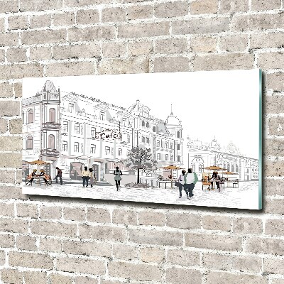 Foto glasbild Altstadt