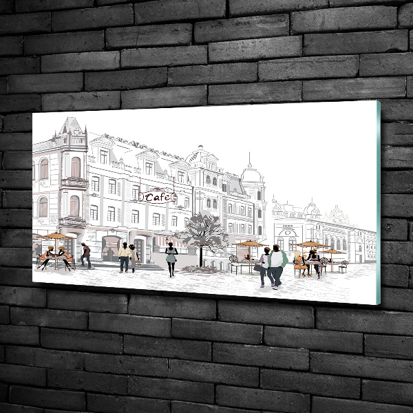 Foto glasbild Altstadt