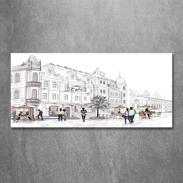 Foto glasbild Altstadt