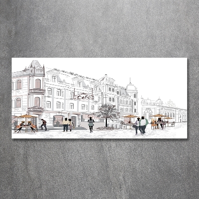 Foto glasbild Altstadt