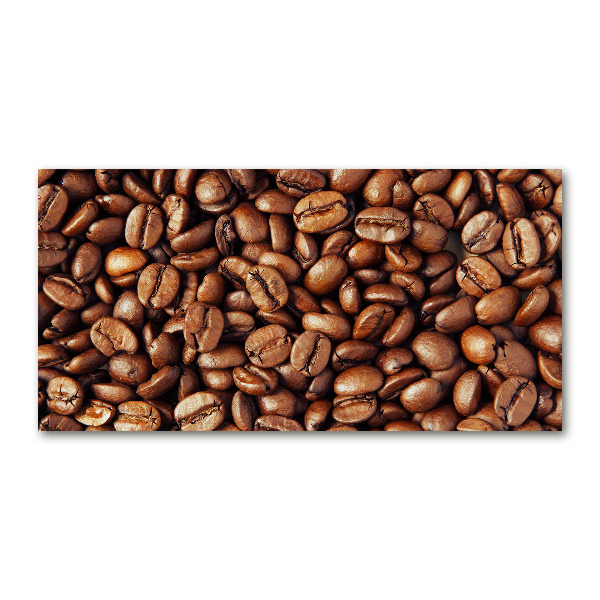 Glasbild Kaffeebohnen