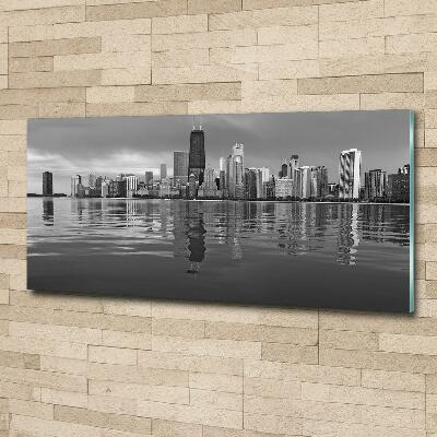 Glasbild Chicago