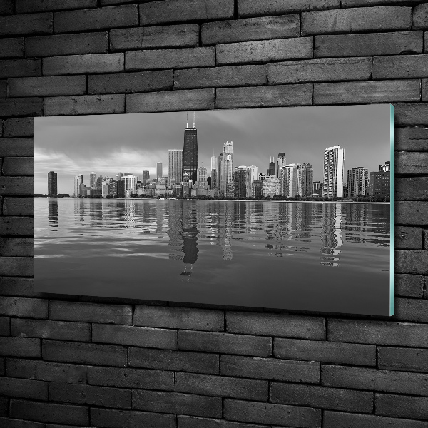 Glasbild Chicago