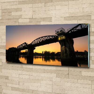 Foto glasbild Brücke in Thailand