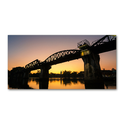 Foto glasbild Brücke in Thailand