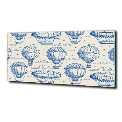 Foto glasbild Ballons und Luftschiffe