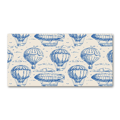 Foto glasbild Ballons und Luftschiffe