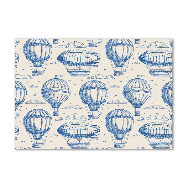 Foto glasbild Ballons und Luftschiffe