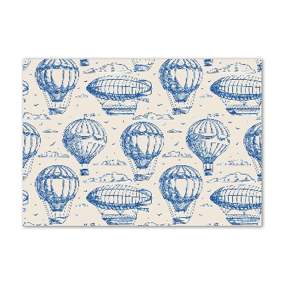 Foto glasbild Ballons und Luftschiffe