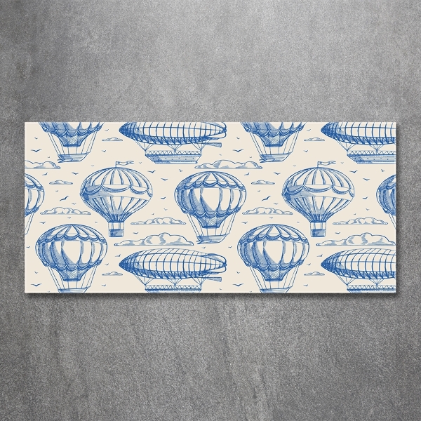 Foto glasbild Ballons und Luftschiffe