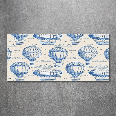 Foto glasbild Ballons und Luftschiffe