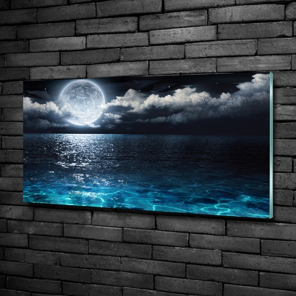 Foto glasbild Vollmond