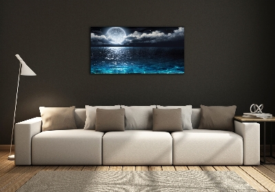 Foto glasbild Vollmond