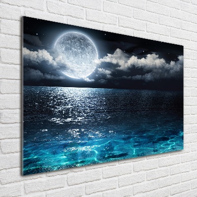 Foto glasbild Vollmond