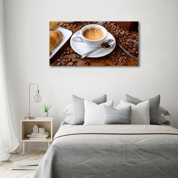 Glasbild Aromatischer Kaffee
