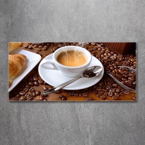 Glasbild Aromatischer Kaffee