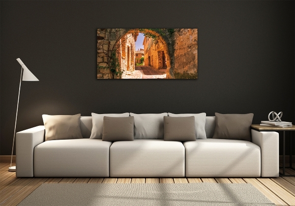 Bild auf glas Eine charmante Straße