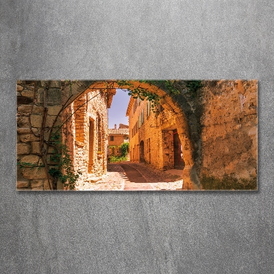 Bild auf glas Eine charmante Straße