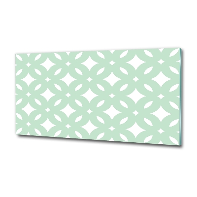 Glasbild Geometrischer Hintergrund