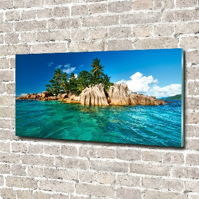 Bild auf glas Tropische Insel