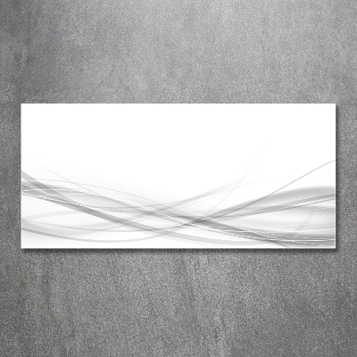 Glasbild Abstrakte Wellen
