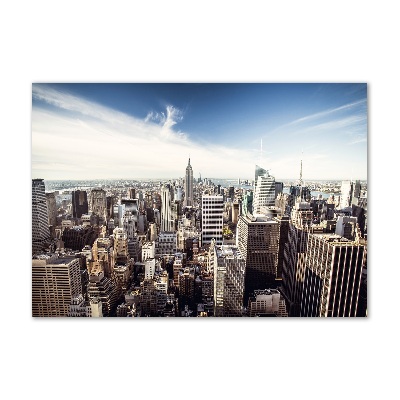 Foto glasbild New York
