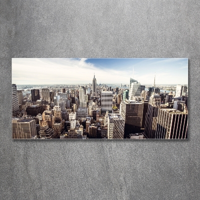 Foto glasbild New York