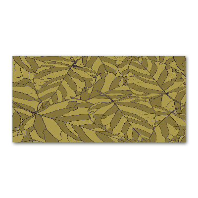 Foto glasbild Blätter