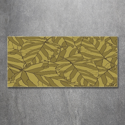 Foto glasbild Blätter