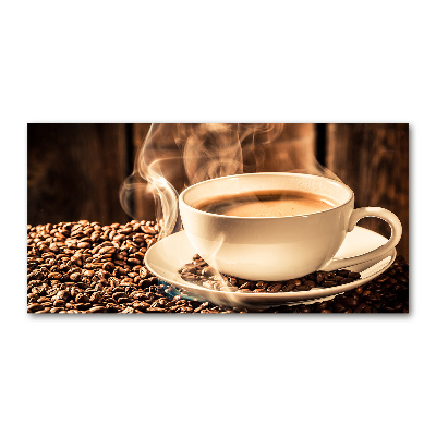 Foto glasbild Aromatischer Kaffee