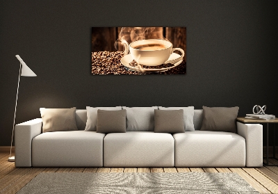 Foto glasbild Aromatischer Kaffee